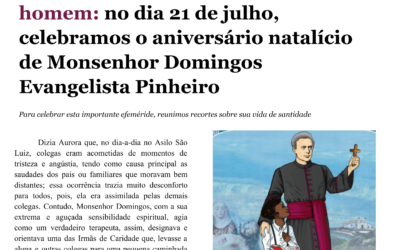 Reportagem destaca citação de Dom Pedro II sobre Monsenhor Domingos